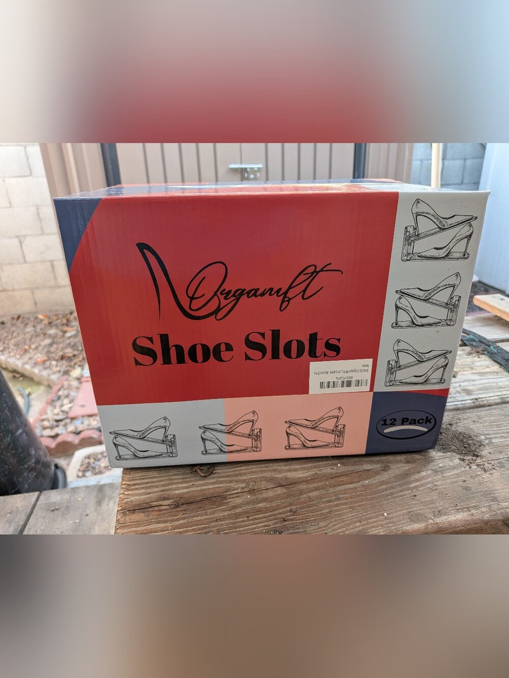 Closet Shoe Slots organizer
